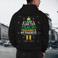 I Just Like To Teach Teaching My Favorite Christmas Teacher Men's Hoodie Back Print, novelty gifts, funny gifts