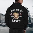 Just A Teacher Who Loves Cows Shirt Cute Highland Cow Men's Hoodie Back Print, novelty gifts, funny gifts Just A Teacher Who Loves Cows Shirt Cute Highland Cow Men's Hoodie Back Print, novelty gifts, funny gifts