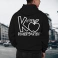 K Is For Kindergarten Kindergarten Teacher Men Women Girls Kids Men's Hoodie Back Print, novelty gifts, funny gifts