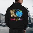 K Is For Kindergarten Teacher Tie Dye Back To School Kinder For Men Women Girls Kids Men's Hoodie Back Print, novelty gifts, funny gifts