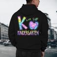 K Is For Kindergarten Teacher Tie Dye Back To School Kinder Men's Hoodie Back Print, novelty gifts, funny gifts K Is For Kindergarten Teacher Tie Dye Back To School Kinder Men's Hoodie Back Print, novelty gifts, funny gifts