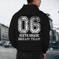Kids Hello Sixth Back To School 6th Grade Dream Team Teacher Men's Hoodie Back Print, novelty gifts, funny gifts