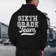 Kids Teacher Sixth Grade Retro Back To School Team 6th Grade Men's Hoodie Back Print, novelty gifts, funny gifts