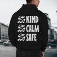 Be Kind Be Calm Be Safe Awareness For Teachers For Men Women Kids Men's Hoodie Back Print, novelty gifts, funny gifts Be Kind Be Calm Be Safe Awareness For Teachers For Men Women Kids Men's Hoodie Back Print, novelty gifts, funny gifts