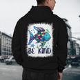 Be Kind Rainbow Fish Teacher Life Back To School Teaching Men Women Men's Hoodie Back Print, novelty gifts, funny gifts