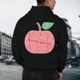 Kindergarten Apple Word Art For Teachers & Students Men's Hoodie Back Print, novelty gifts, funny gifts