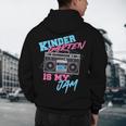Kindergarten Is My Jam Vintage 80s Boombox Teacher Student Men's Hoodie Back Print, novelty gifts, funny gifts Kindergarten Is My Jam Vintage 80s Boombox Teacher Student Men's Hoodie Back Print, novelty gifts, funny gifts