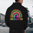 Kindergarten Rainbow Girls Boys Teacher First Day Of School Men's Hoodie Back Print, novelty gifts, funny gifts