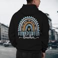 Kindergarten Teacher Leopard Boho Rainbow Back To School Men's Hoodie Back Print, novelty gifts, funny gifts Kindergarten Teacher Leopard Boho Rainbow Back To School Men's Hoodie Back Print, novelty gifts, funny gifts