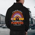 Kindergarten Teacher Pumpkin Patch Cute Men's Hoodie Back Print, novelty gifts, funny gifts