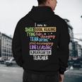 I Am A Kindergarten Teacher Shirt Creative Men's Hoodie Back Print, novelty gifts, funny gifts