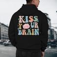 Kiss Your Brain Teacher Inspire Educate Groovy Retro Vintage Men's Hoodie Back Print, novelty gifts, funny gifts Kiss Your Brain Teacher Inspire Educate Groovy Retro Vintage Men's Hoodie Back Print, novelty gifts, funny gifts