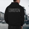 Lehrerin Female German Teacher Men's Hoodie Back Print, novelty gifts, funny gifts Lehrerin Female German Teacher Men's Hoodie Back Print, novelty gifts, funny gifts