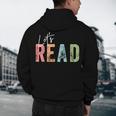 Let's Read Book Nerd Reading Book Lover Librarian Teacher Men's Hoodie Back Print, novelty gifts, funny gifts Let's Read Book Nerd Reading Book Lover Librarian Teacher Men's Hoodie Back Print, novelty gifts, funny gifts