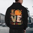 Love 2nd Grade Happy Fall Thanksgiving For 2nd Teacher For Men Women Girls Kids Men's Hoodie Back Print, novelty gifts, funny gifts Love 2nd Grade Happy Fall Thanksgiving For 2nd Teacher For Men Women Girls Kids Men's Hoodie Back Print, novelty gifts, funny gifts