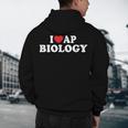 I Love AP Biology I Heart AP Biology Teachers Students For Men Women Kids Men's Hoodie Back Print, novelty gifts, funny gifts I Love AP Biology I Heart AP Biology Teachers Students For Men Women Kids Men's Hoodie Back Print, novelty gifts, funny gifts