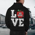 LOVE Apple 3rd Grade Teacher Student School Men's Hoodie Back Print, novelty gifts, funny gifts LOVE Apple 3rd Grade Teacher Student School Men's Hoodie Back Print, novelty gifts, funny gifts