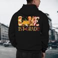 Love First Grade Happy Fall Thanksgiving Women 1st Teacher Men's Hoodie Back Print, novelty gifts, funny gifts