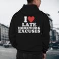 I Love Late Homework Excuses Sarcastic Teacher Lie For Men Women Men's Hoodie Back Print, novelty gifts, funny gifts I Love Late Homework Excuses Sarcastic Teacher Lie For Men Women Men's Hoodie Back Print, novelty gifts, funny gifts