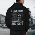 I Love Math And Cats Cat Lover Science Teacher Student Men's Hoodie Back Print, novelty gifts, funny gifts I Love Math And Cats Cat Lover Science Teacher Student Men's Hoodie Back Print, novelty gifts, funny gifts