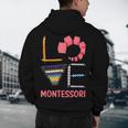 Love Montessori Education Math Teacher Men's Hoodie Back Print, novelty gifts, funny gifts