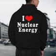 I Love Nuclear Energy School Teacher Men's Hoodie Back Print, novelty gifts, funny gifts