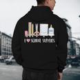 I Love School Supplies Teacher Shirt Men's Hoodie Back Print, novelty gifts, funny gifts