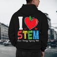 I Love STEM Student Teacher 1st Day Of School Back To School Men's Hoodie Back Print, novelty gifts, funny gifts