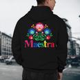 Maestra Proud Spanish Teacher Bilingual Teacher Latina Men's Hoodie Back Print, novelty gifts, funny gifts Maestra Proud Spanish Teacher Bilingual Teacher Latina Men's Hoodie Back Print, novelty gifts, funny gifts