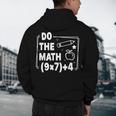 Do The Math 67 Meme PEMDAS Elementary Teacher Joke Men's Hoodie Back Print, novelty gifts, funny gifts