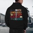 Math Language History Reading Science Music Teacher Men's Hoodie Back Print, novelty gifts, funny gifts Math Language History Reading Science Music Teacher Men's Hoodie Back Print, novelty gifts, funny gifts