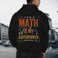 Math Is My Superpower Funny Teacher Men's Hoodie Back Print, novelty gifts, funny gifts Math Is My Superpower Funny Teacher Men's Hoodie Back Print, novelty gifts, funny gifts