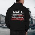 Math Teachers Aren't Mean Men's Hoodie Back Print, novelty gifts, funny gifts Math Teachers Aren't Mean Men's Hoodie Back Print, novelty gifts, funny gifts