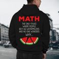 Math Watermelon Calculation Joke Teacher Student Men's Hoodie Back Print, novelty gifts, funny gifts Math Watermelon Calculation Joke Teacher Student Men's Hoodie Back Print, novelty gifts, funny gifts
