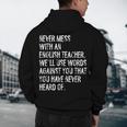 Never Mess With An English Teacher Back To School Men's Hoodie Back Print, novelty gifts, funny gifts Never Mess With An English Teacher Back To School Men's Hoodie Back Print, novelty gifts, funny gifts