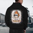 Messy Bun Spooky Teacher Bleached Halloween Teachers Men's Hoodie Back Print, novelty gifts, funny gifts Messy Bun Spooky Teacher Bleached Halloween Teachers Men's Hoodie Back Print, novelty gifts, funny gifts
