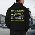 Middle School Teacher Halloween Costume Shirt Lazy Men's Hoodie Back Print, novelty gifts, funny gifts