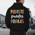 Multilingual Hispanic Heritage Spanish Teacher Maestra Men's Hoodie Back Print, novelty gifts, funny gifts Multilingual Hispanic Heritage Spanish Teacher Maestra Men's Hoodie Back Print, novelty gifts, funny gifts