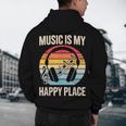 Music For Men Women Music Teacher Music Lover Men's Hoodie Back Print, novelty gifts, funny gifts