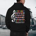 Music Teacher Kid National Hispanic Heritage Month Men's Hoodie Back Print, novelty gifts, funny gifts