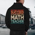 If You Have No Success At First Try It With a Fun Maths Teacher Men's Hoodie Back Print, novelty gifts, funny gifts If You Have No Success At First Try It With a Fun Maths Teacher Men's Hoodie Back Print, novelty gifts, funny gifts