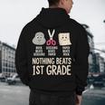Nothing Beats 1st Grade Back To School Kids Teachers Men's Hoodie Back Print, novelty gifts, funny gifts