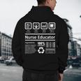 Nurse Educator Shirt Men Women Nursing Instructor Teacher Men's Hoodie Back Print, novelty gifts, funny gifts