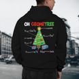 Oh Geometree Christmas Tree Geometry Math Teacher Men's Hoodie Back Print, novelty gifts, funny gifts