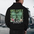One Lucky Teacher Coquette Bow St Patricks Day Teacher Men's Hoodie Back Print, novelty gifts, funny gifts One Lucky Teacher Coquette Bow St Patricks Day Teacher Men's Hoodie Back Print, novelty gifts, funny gifts