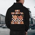 One Thankful Teacher Fall Leaves Thanksgiving Retro Men's Hoodie Back Print, novelty gifts, funny gifts One Thankful Teacher Fall Leaves Thanksgiving Retro Men's Hoodie Back Print, novelty gifts, funny gifts