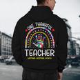 One Thankful Teacher Hispanic Heritage Month Countries Flags Men's Hoodie Back Print, novelty gifts, funny gifts One Thankful Teacher Hispanic Heritage Month Countries Flags Men's Hoodie Back Print, novelty gifts, funny gifts