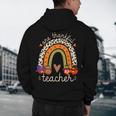 One Thankful Teacher Thanksgiving Turkey Rainbow Fall Men's Hoodie Back Print, novelty gifts, funny gifts One Thankful Teacher Thanksgiving Turkey Rainbow Fall Men's Hoodie Back Print, novelty gifts, funny gifts