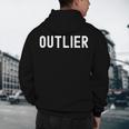 Outlier Statistics Teacher Statistics Data Science Men Women Kids Men's Hoodie Back Print, novelty gifts, funny gifts