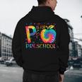 P Is For Preschool Tie Dye Back To School Teacher Men Women Girls Kids Men's Hoodie Back Print, novelty gifts, funny gifts